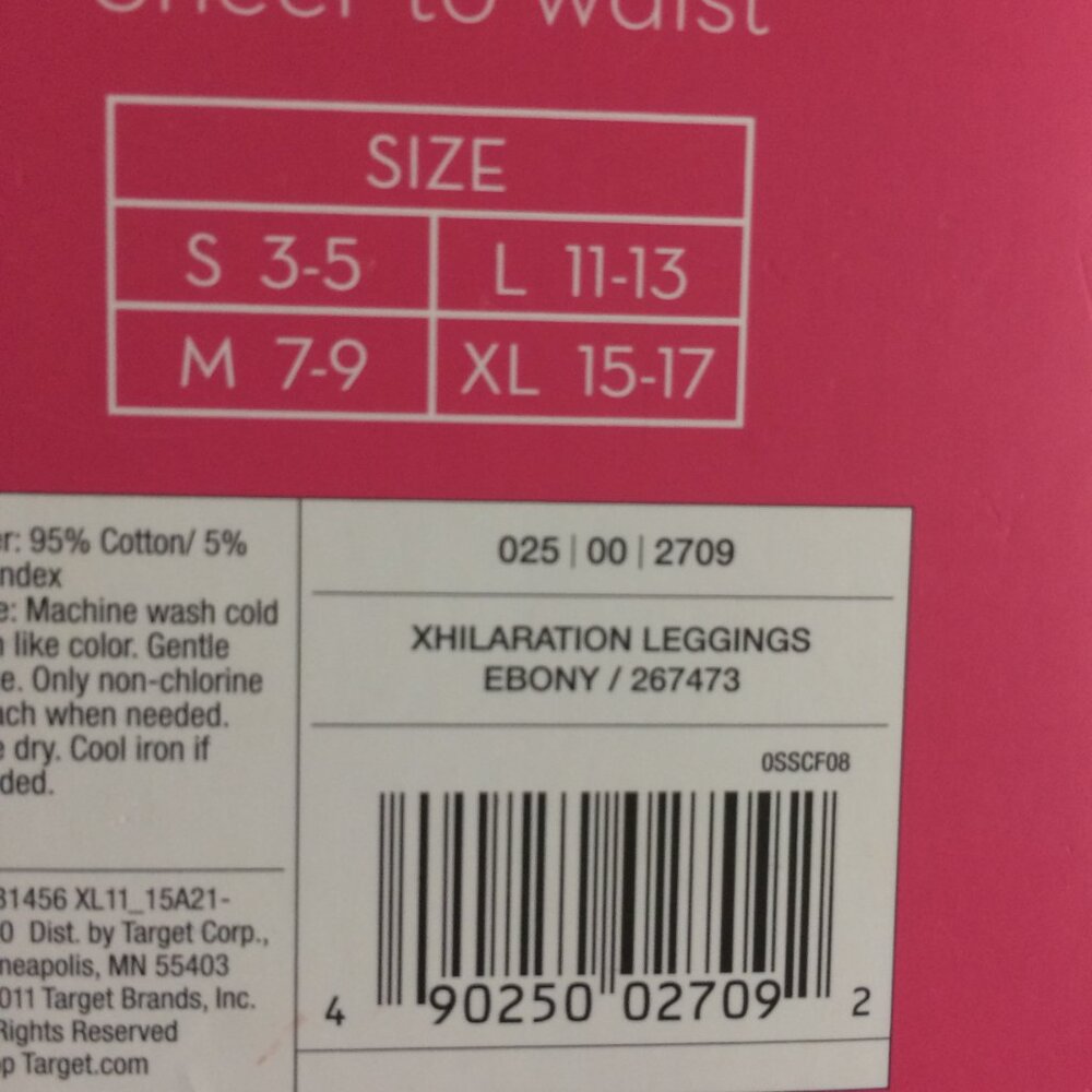 Xhilaration Leggings - Black - XL NWOT - Picture 6 of 6